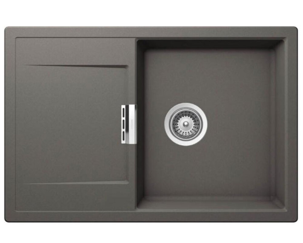 Мойка SCHOCK ETON 50D Cristadur серебристый камень 765х510