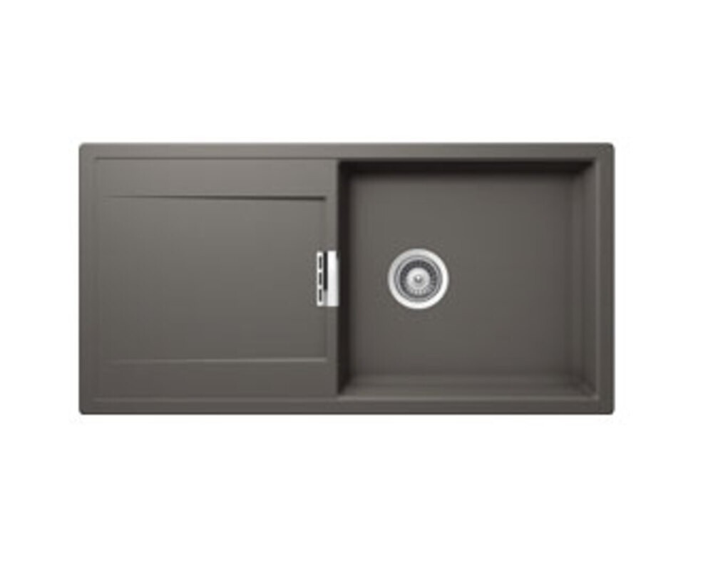 Мойка SCHOCK ETON 60D Large Cristadur серебристый камень 1000х510