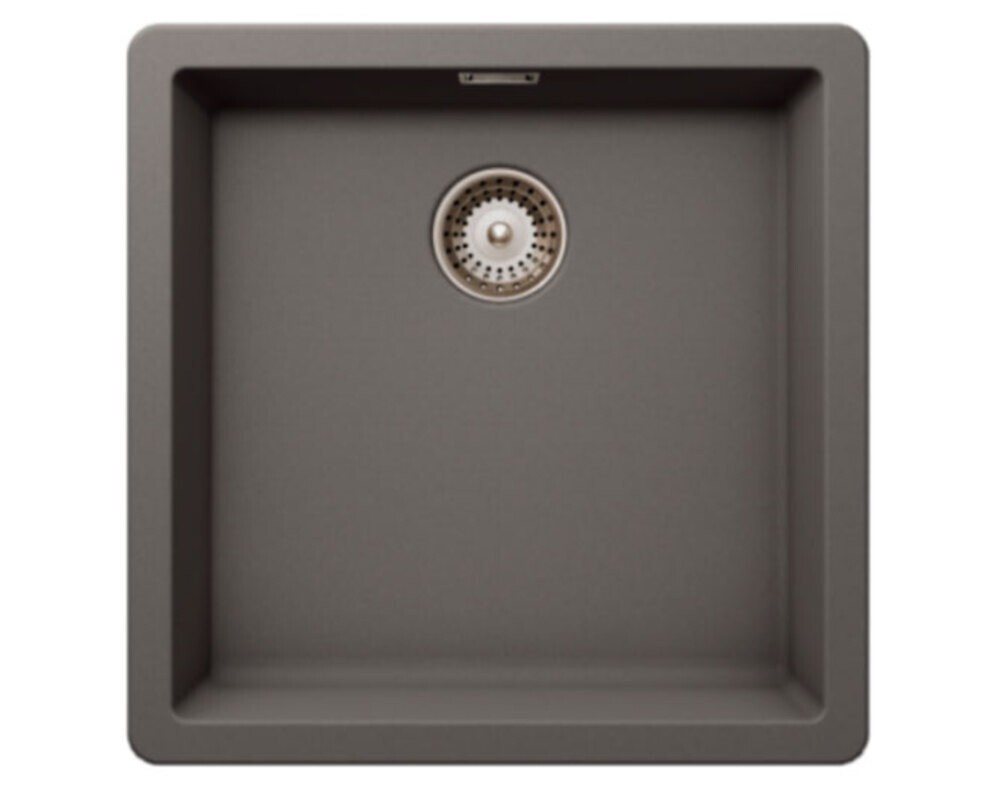 Мойка SCHOCK GREENWICH 50U Cristadur (подстольный монтаж) серебристый камень 406х456