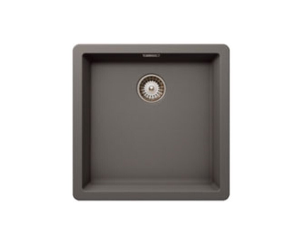 Мойка SCHOCK GREENWICH 50U Cristadur (подстольный монтаж) серебристый камень 406х456