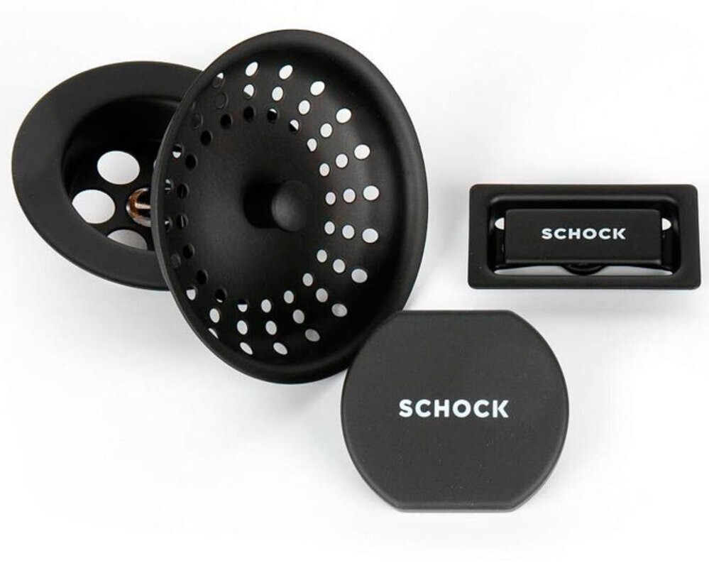 Комплект фурнитуры SCHOCK, BLACK EDITION, для моек GREENWICH, BROOKLYN