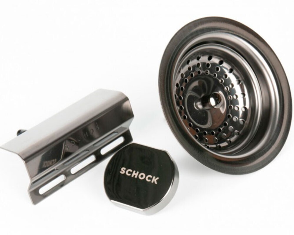 Комплект фурнитуры SCHOCK, оружейная сталь, для моек ETON 45D, ETON 50D, ETON 60D Large, ETON 60D Sm