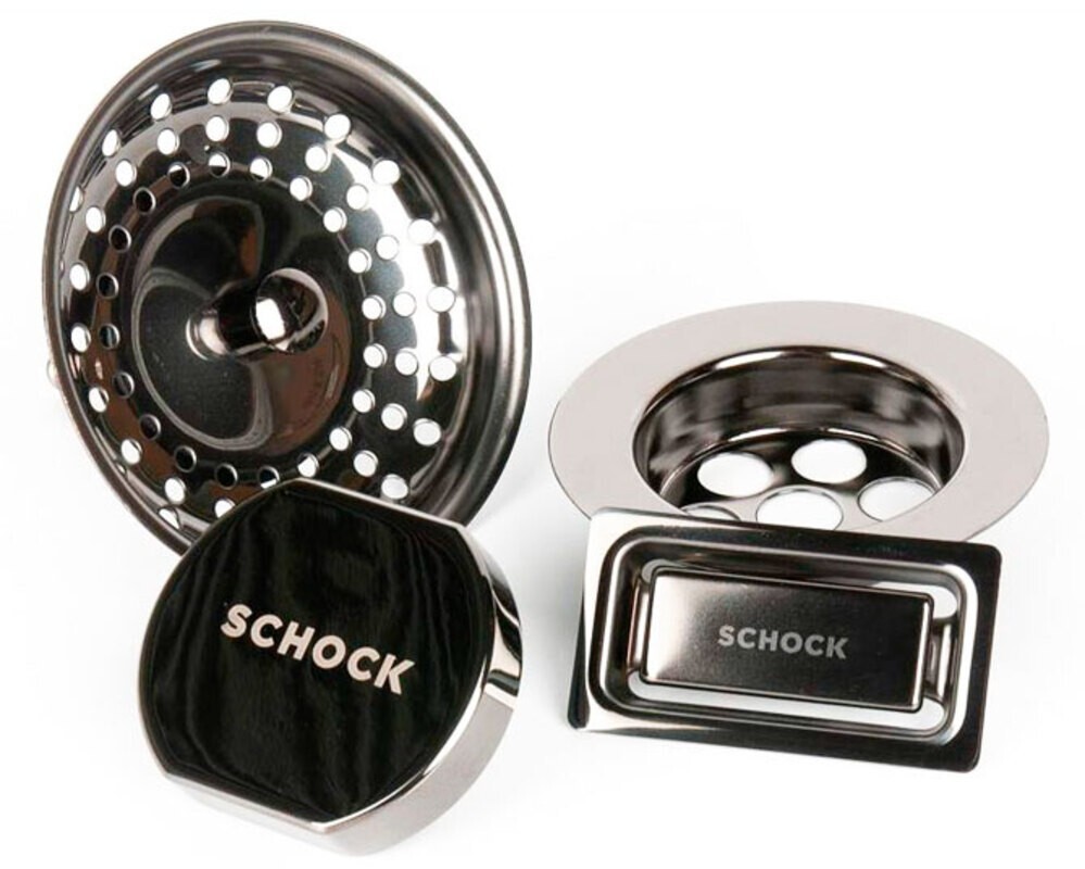 Комплект фурнитуры SCHOCK, оружейная сталь, для моек GREENWICH, BROOKLYN