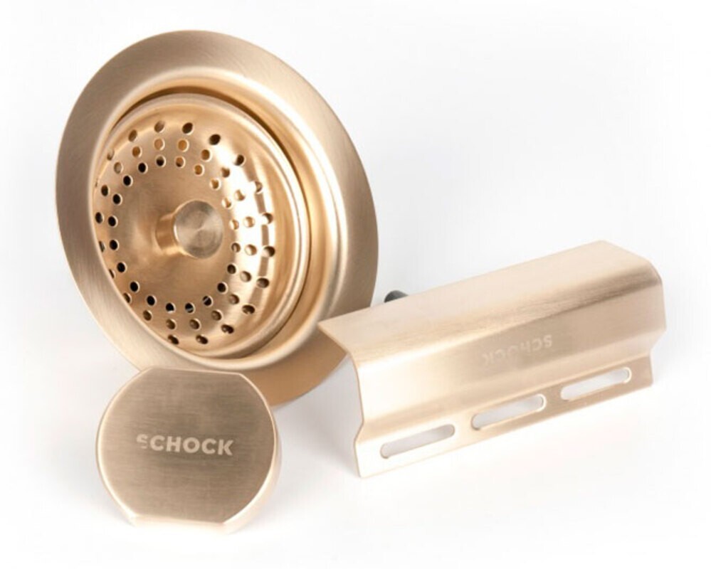 Комплект фурнитуры SCHOCK, золото, для моек ETON 45D, ETON 50D, ETON 60D Large, ETON 60D Small