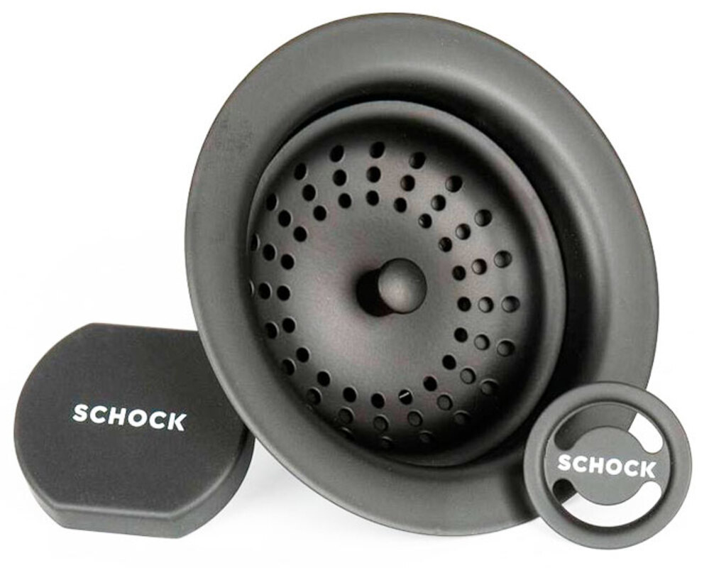 Комплект фурнитуры SCHOCK, BLACK EDITION, для моек VERO, GALAXY, MONTANO, NEMO, ECLIPSE, QUADRO