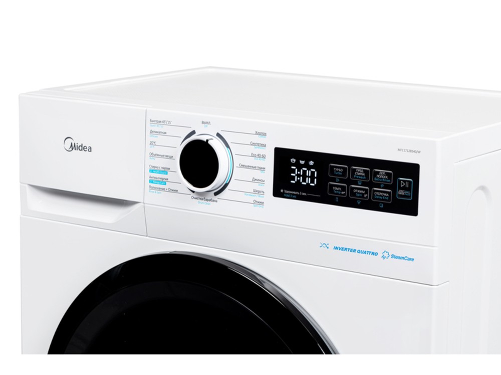 Стиральная машина MIDEA MF11712BS40/W