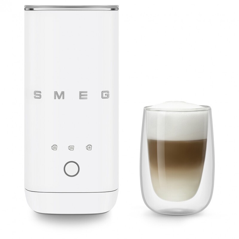 SMEG MFF02WHMEU Вспениватель молока, цвет белый матовый