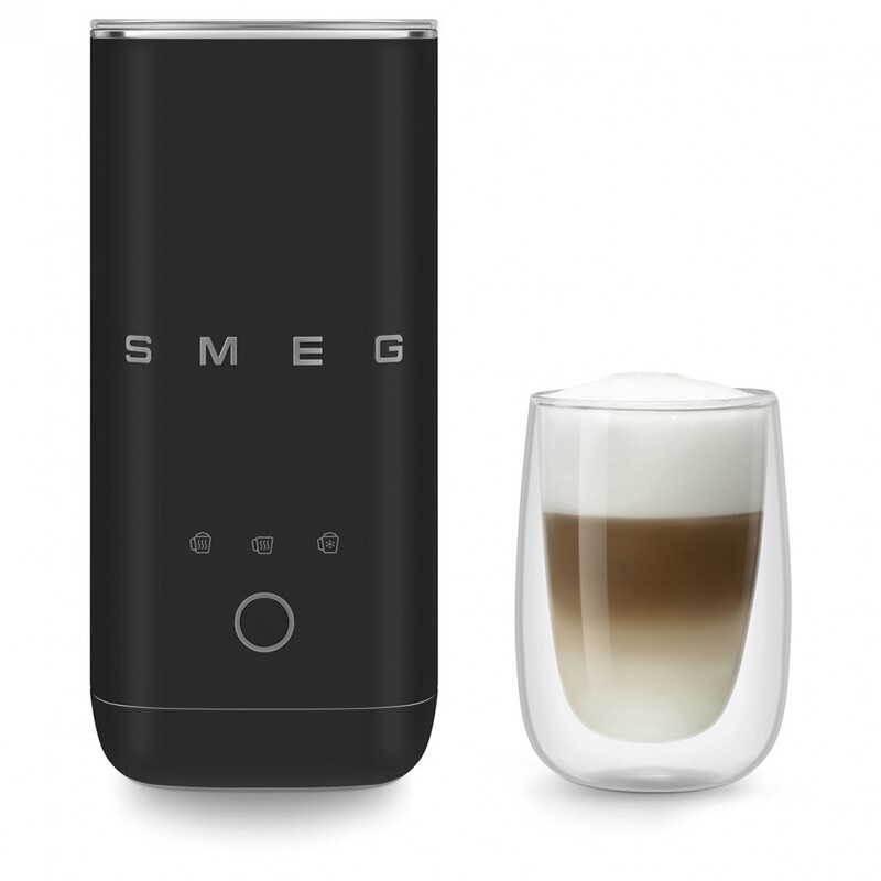 SMEG MFF02BLMEU Вспениватель молока, цвет чёрный матовый