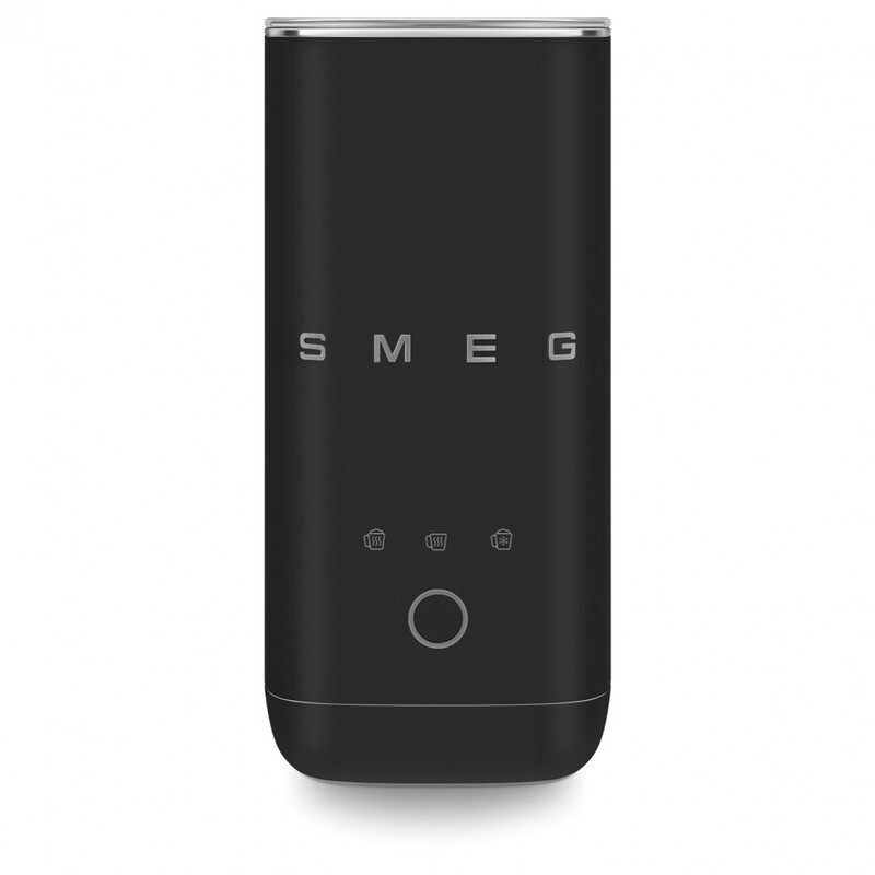 SMEG MFF02BLMEU Вспениватель молока, цвет чёрный матовый